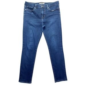 Levi's Premium 311 Shaping Skinny Jeans Blue Denim Comfort Stretch 31 Fits 32.5"
